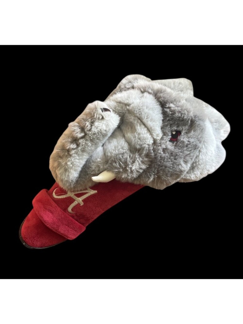 Alabama Crimson Tide Elephant Mascot Golf Club Cover Plush Embroidered A